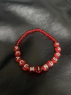 PEACEMINUSONE 赤いビーズブレスレット PEACEMINUSONE - 🌼PEACEMINUSONE ブレスレット /赤 RED🌼ジヨン