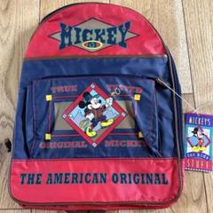 【新品未使用】タグ付き Mickey ミッキー リュック アメカジ ディズニー