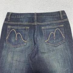 【Oririn Jeans】デニムパンツ ストレート ジーンズ ポケット刺繍