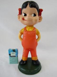 当時物 ソフビ FUJIYA ペコちゃん 首振 高さ30cm Y5-0528 当時物 ソフビ FUJIYA ペコちゃん 首振 高さ30cm Y5-0528