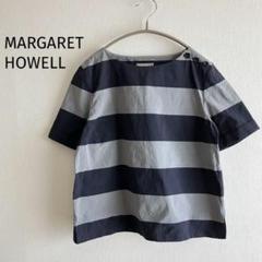 マーガレットハウエル MARGARET HOWELL ブラウス　ボーダー　1