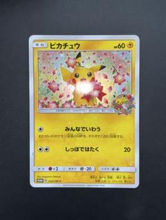 ポケモンカード ピカチュウ みんなでいわう 224/SM-P 20周年プロモ