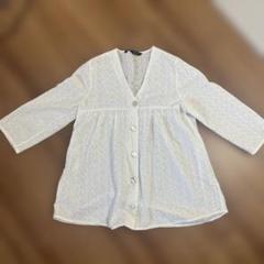 ZARA ホワイト刺繍チュニック Sサイズ - メルカリ