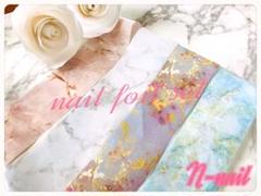 ☆新商品☆ 即購入OK 大理石ネイルホイル 4色セット
