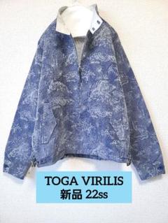 新品未使用 22年【TOGA VIRILIS】ジャカード クロップド丈 ブルゾン 新品未使用 22年【TOGA VIRILIS】ジャカード クロップド丈