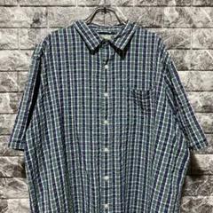 L.L.Bean 半袖チェックシャツ エルエルビーン 半袖シャツ シアサッカー