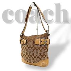COACH コーチ ショルダーバッグ キャンバス シグネチャー 肩掛け 3574