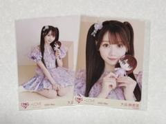 イコラブ 大谷映美里 ぬいぐるみマスコット 生写真 直筆 チュウ イコラブ = LOVE 生写真 大谷映美里 ぬいぐるみマスコット