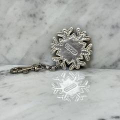 未使用 COACH キーホルダー シルバー 雪の結晶 COACH コーチ キーホルダー シルバー 銀 結晶 雪 チャーム 雪の
