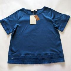 新品自由区　スカイブルー色半袖Tシャツ　38号 自由区 スカイブルー色半袖Tシャツ 38号 - メルカリ