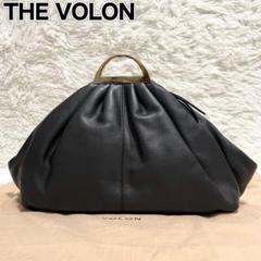 【未使用】THE VOLON ザボロン クラッチバッグ ブラック レザー 保存袋 未使用】THE VOLON ザボロン クラッチバッグ ブラック レザー