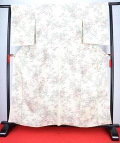 【関尾 保月】着物 伝統工芸匠 衿薄い汚れ有