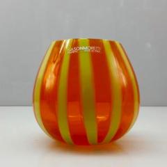 MURANO NASON MORETTI イエロー ライン オレンジ グラス MURANO NASON MORETTI イエロー ライン オレンジ グラス - メルカリ