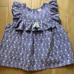 夏物　トップス　チュニック　ブラウス　女の子　　120 プティマイン