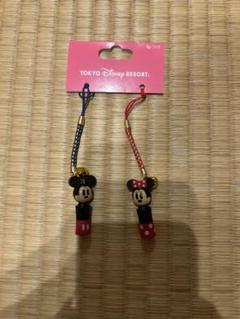 【新品・タグ付き】東京ディズニーリゾート　ミッキー・ミニー☆ねつけ　こけし　ペア