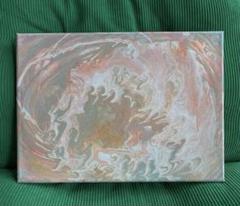 アクリル画 抽象画 インテリア キャンバス　240×335mm