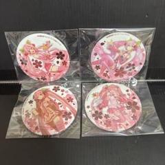 初音ミク　桜ミク　イラスト缶バッジ　パフェ　可愛い　アニメイトカフェ 初音ミク 桜ミク イラスト缶バッジ パフェ 可愛い アニメイト