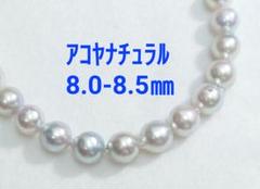 ナチュラル！　アコヤ真珠　8.0-8.5 SV ネックレス（LA-6802） ナチュラル！ アコヤ真珠 8.0-8.5 SV ネックレス（LA-6802