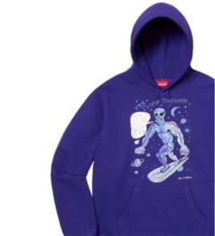 supreme Daniel johnston パーカー ダークロイヤル XL