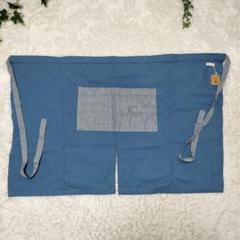 Banshu-Ori 　播州織　青いコットンエプロン　新品！