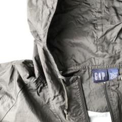 OLD gap パーカー ナイロン90sアノラック ナイロンジャケット デカロゴ