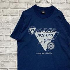 USA製90sヴィンテージTシャツ！シングルステッチ　ブルー半袖古着L 16