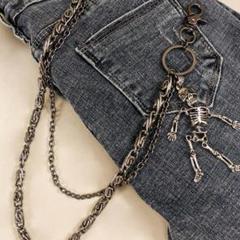 grunge archive ウォレットチェーン 平成 裏腹 y2k ドクロ grunge archive ウォレットチェーン 平成 裏腹 y2k ドクロ