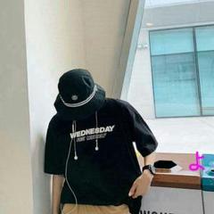 男性半袖Tシャツ純綿ゆったり丸首半袖白T夏メンズビッグサイズTシャツファッシW