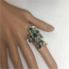 レアな ビンテージ シャネル リング 輪 アクセサリー PAPPAGALLO