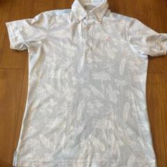 TRANBI花柄シャツ 水色