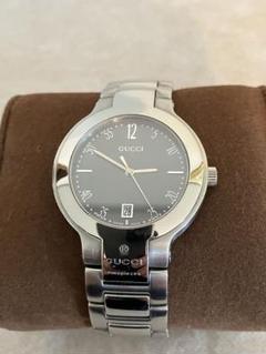 値下げ 稼働★美品★ GUCCI グッチ シグネチャー メンズ QZ 腕時計