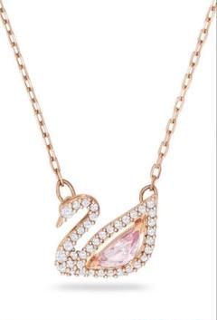 SWAROVSKI スワロフスキー ネックレス 女神降臨 大人気 女神降臨 イムジュギョン着用 スワン ローズゴールド