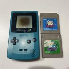 ゲームボーイカラー 本体 ブルー ジャンク品 訳あり品 ポケモン ソフト セット