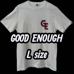 美品2点セット◾️ GOOD ENOUGH グッドイナフ マグカップ 藤原ヒロシ 90s GOOD ENOUGH UK グッドイナフ プリント Tシャツ M 黒 / GDEH