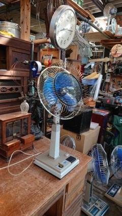 【昭和レトロ】【扇風機祭り】 General 扇風機 EF-372 30㎝ブルー