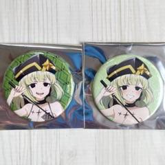 魔法少女にあこがれて　レオパルト　コミケ　缶バッジ　2個 魔法少女にあこがれて まほあこ 限定 スクエア 缶バッジ