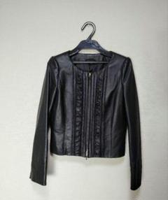 アナイ ラム レザージャケット 36 S ブラック 黒 美品 柔らかい革です アナイ ラム レザージャケット 36 S ブラック 黒 美品 柔らかい