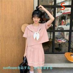 【大人気】◆日本系jkセーラー服ショートスカートセット夏の制服女子学生ブレザー海