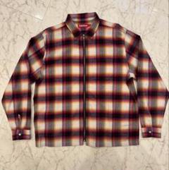 Supreme Shadow Plaid Flannel Zip Upのサムネイル