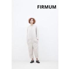 FIRMUM　ゆったり　リネン　長袖　オールインワン　黒　ロングスリーブ　つなぎ 2025年最新】firmum サロペットの人気アイテム - メルカリ
