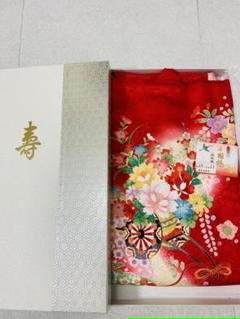 7703. 【未使用品】 絹 100% お宮参り 日本製 祝い着 初着 女の子 7703. 【未使用品】 絹 100% お宮参り 日本製 祝い着 初着 女の子