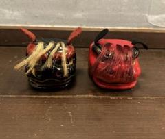 古い獅子舞 獅子頭 木製 木彫り 彫刻 胴幕 布 赤 祭 工芸品 骨董品 レトロ 2025年最新】獅子頭 獅子舞の人気アイテム - メルカリ