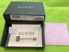 GUCCI GGロゴ　ブローチ ピン　シルバー★即購入OK GUCCI GGロゴブローチ ピンシルバー☆即購入OK