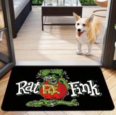 新品 ラットフィンク ラグマット カーペット50×80cm 玄関マット a492