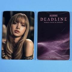BLACKPINK トレカ　リサ BLACKPINK ソウルコン DEADLINE 特典トレカ リサ - メルカリ