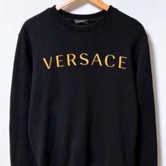 【在庫あり】 Versace ヴェルサーチ トレーナー スウェット ブラック 2564 トップス