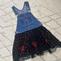 fiorucci デニムジャンバースカート 150cm