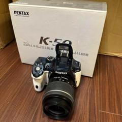 PENTAX K-50 ダブルズームキット メタルネイビー/ホワイト 2031 PENTAX K-50 ダブルズームキット メタルネイビー/ホワイト 2031