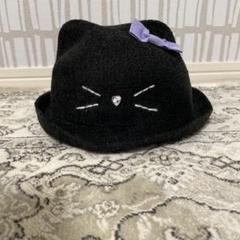 axes femme ネコシルエットモールハット