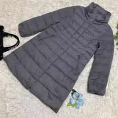 美品　リフレクト　ダウンコート　グレー　大人女性　高級感　11 Lサイズ